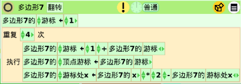 多边形翻转
